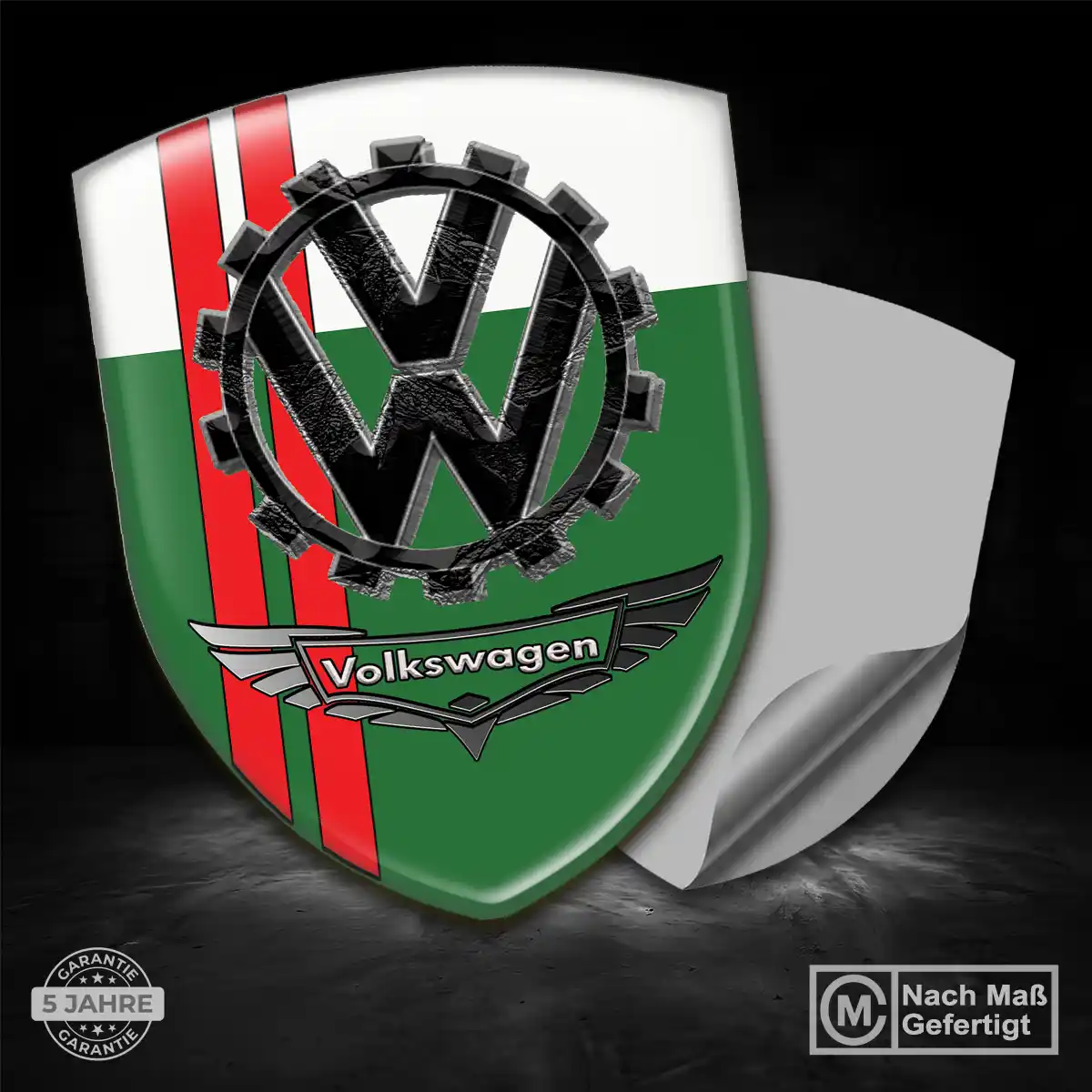 VW Aufkleber 3D Gel Wappen Auto Stilvolles Design