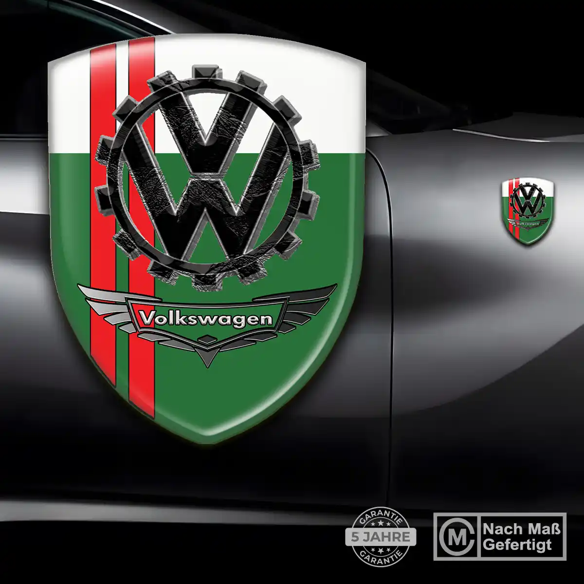 VW Aufkleber 3D Gel Wappen Auto Stilvolles Design