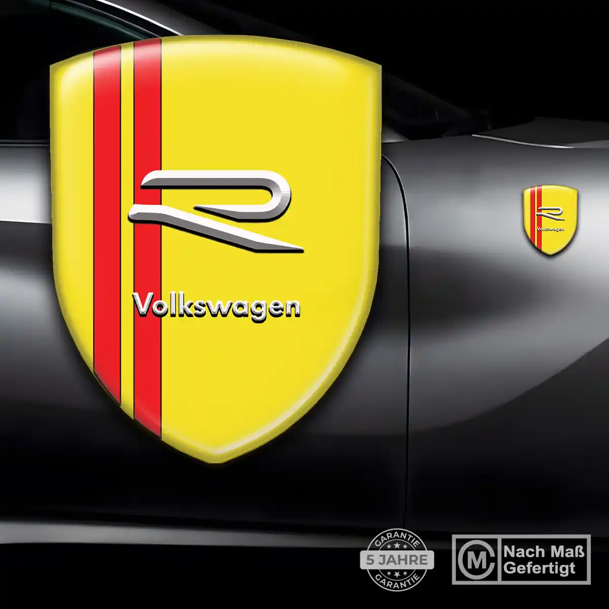 VW Aufkleber 3D Gel Wappen Limitierte Auflage