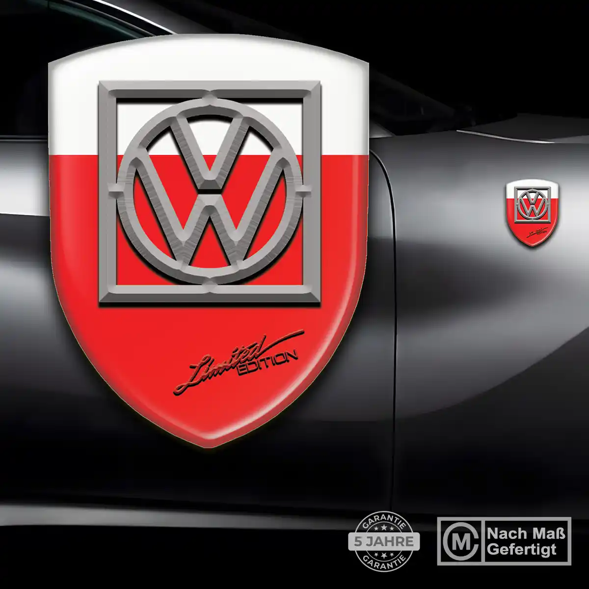 VW Aufkleber Auto Premium-Edition