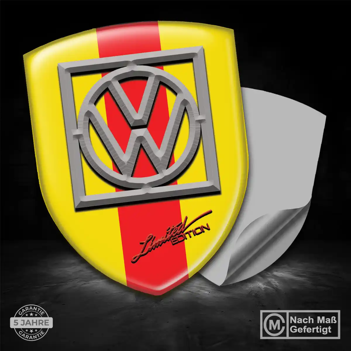 VW Aufkleber Emblem Wappen Limitierte Auflage