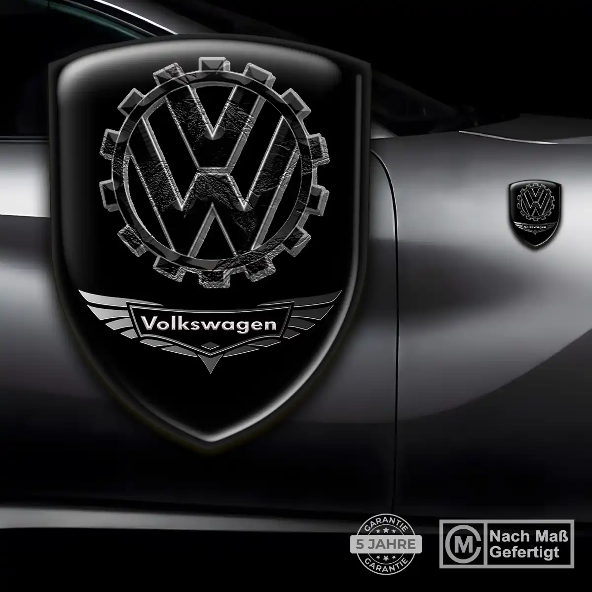 VW Aufkleber Emblem Wappen Premium-Edition