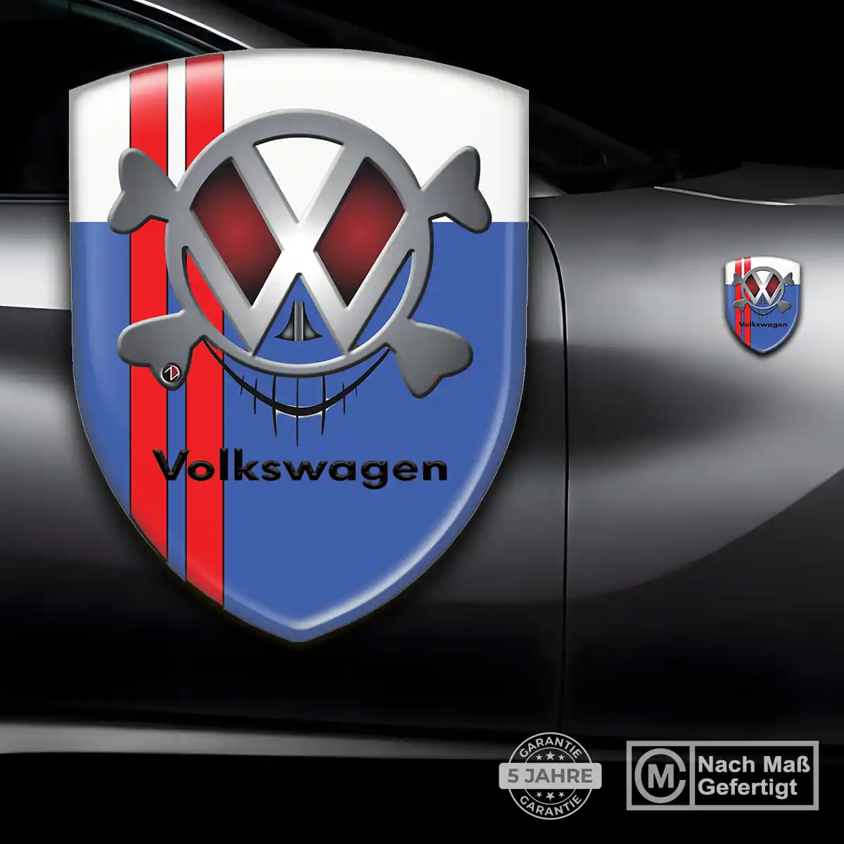 VW Aufkleber Emblem Wappen Stilvolles Design