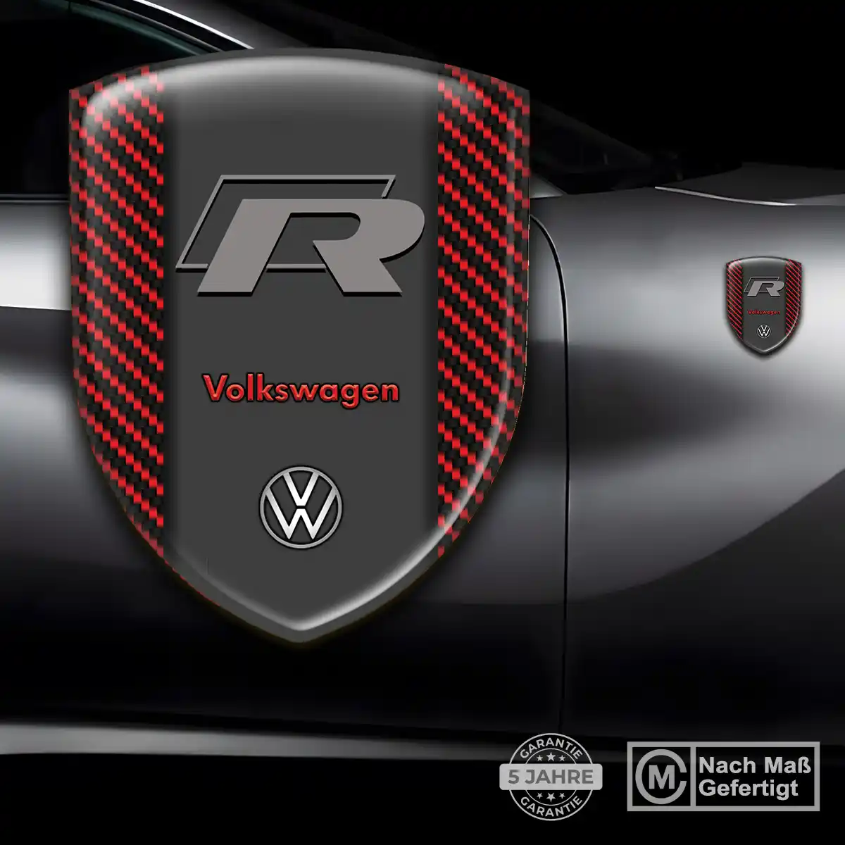 VW Aufkleber Embleme Silikon Limitierte Auflage