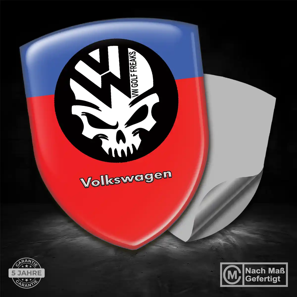 VW Aufkleber Silikon Embleme Auto Hohe Qualität