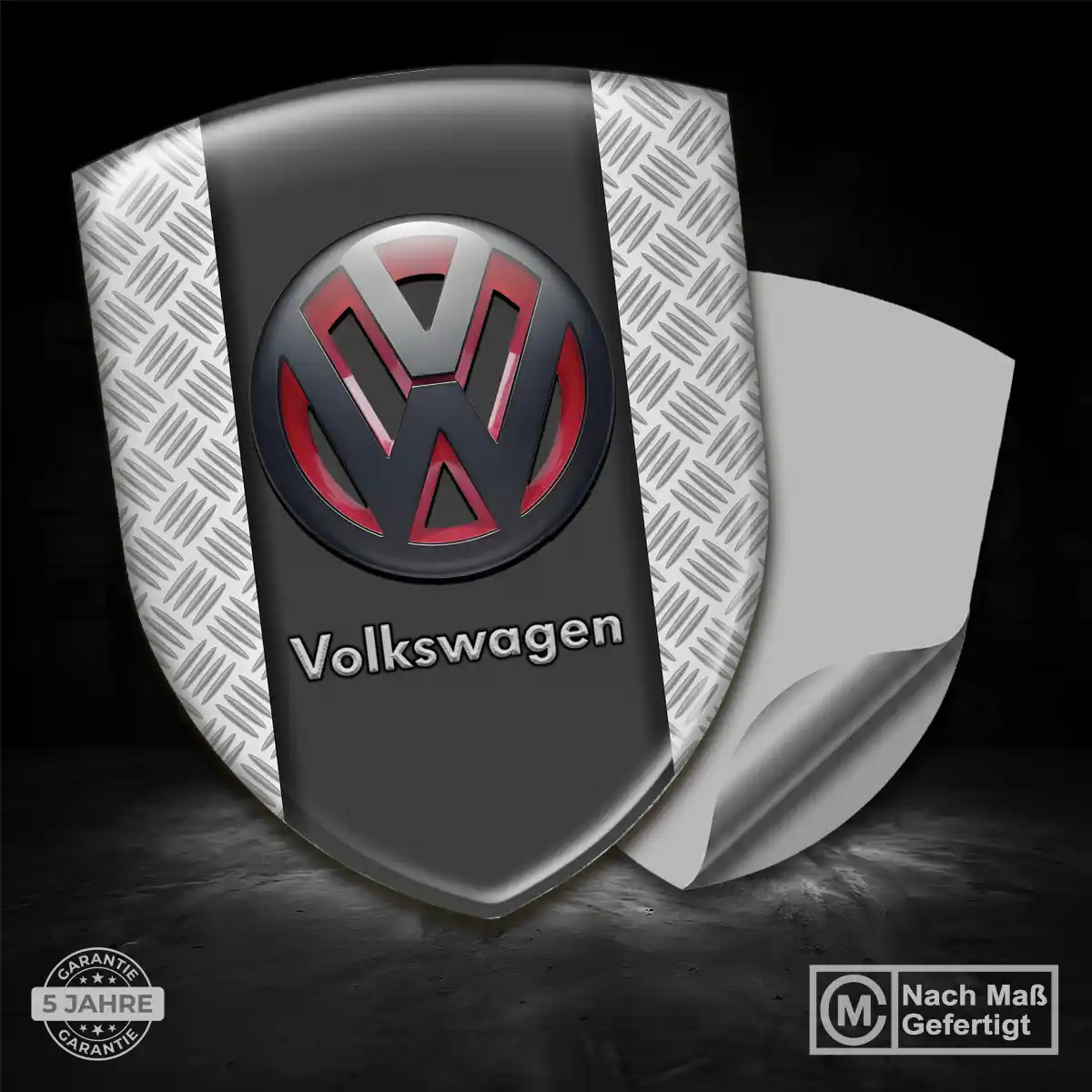 VW Aufkleber Silikon Embleme Auto Premiumqualität