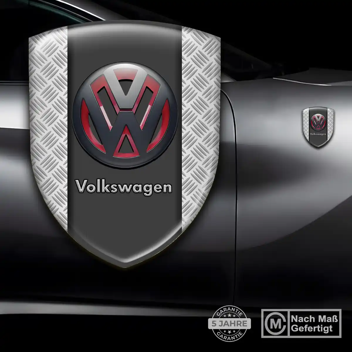 VW Aufkleber Silikon Embleme Auto Premiumqualität