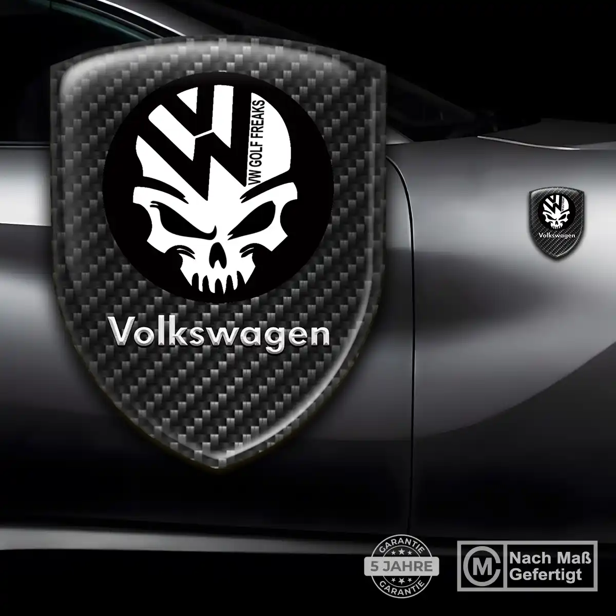 VW Aufkleber Silikon Embleme Auto Stilvolles Design