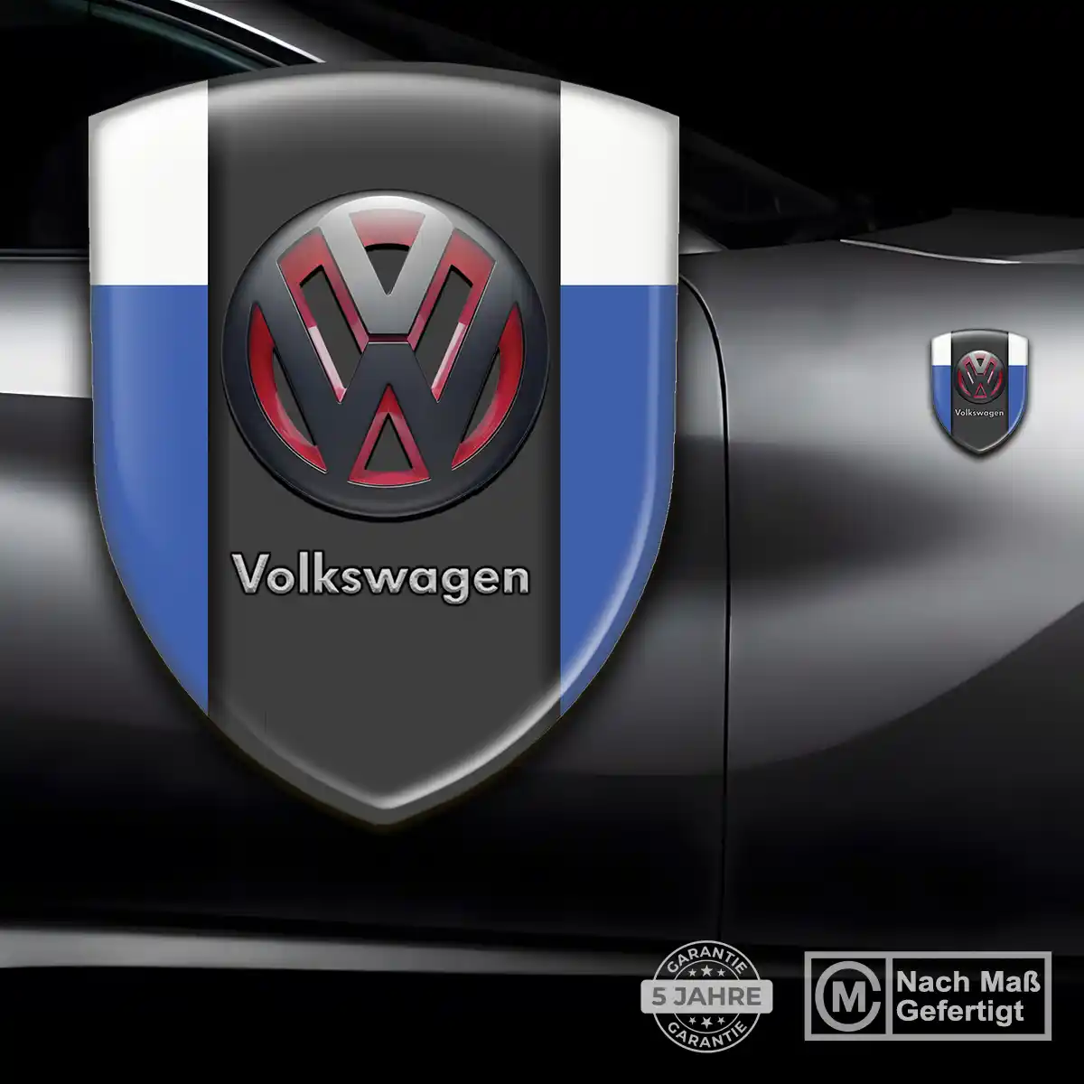 VW Aufkleber Wappen Auto Premium-Edition