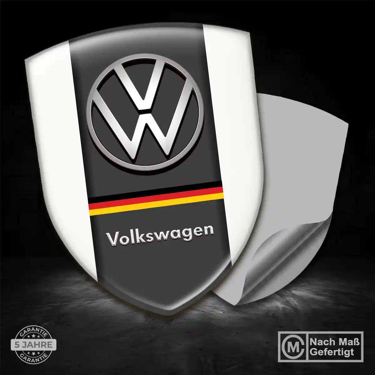 VW Aufkleber Wappen Auto Premiumqualität
