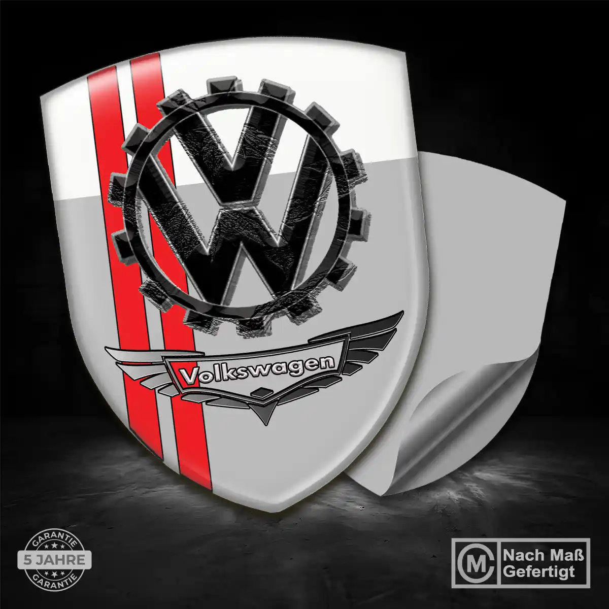 VW Aufkleber Wappen Emblem Hohe Qualität