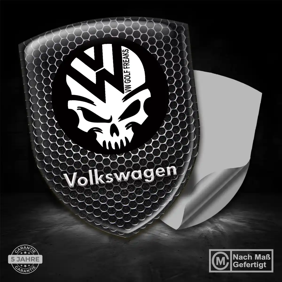 VW Aufkleber Wappen Emblem Premium-Edition
