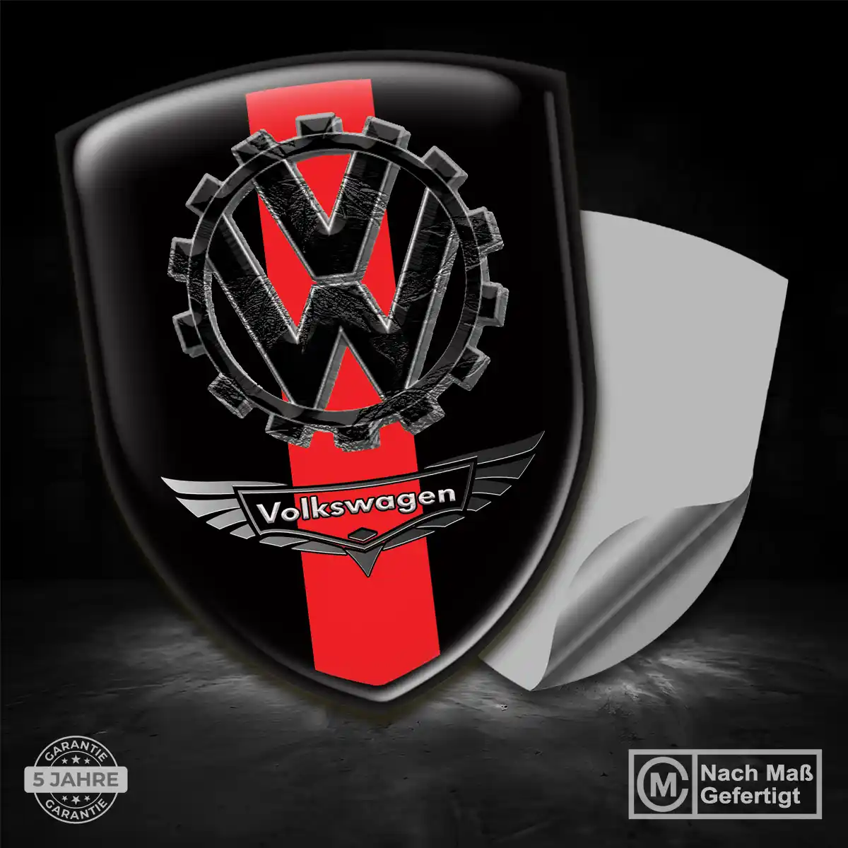 VW Aufkleber Wappen Emblem Premiumqualität