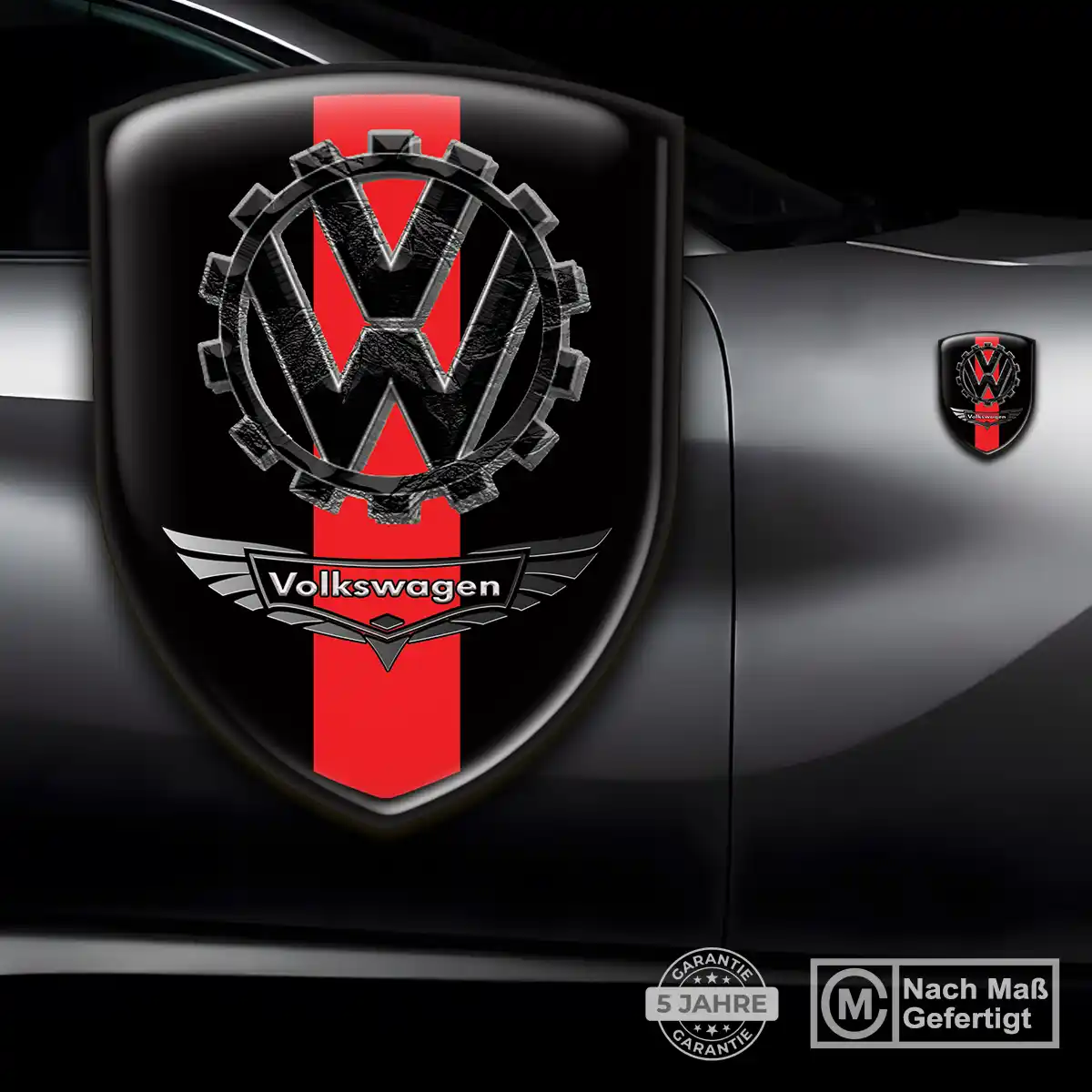 VW Aufkleber Wappen Emblem Premiumqualität
