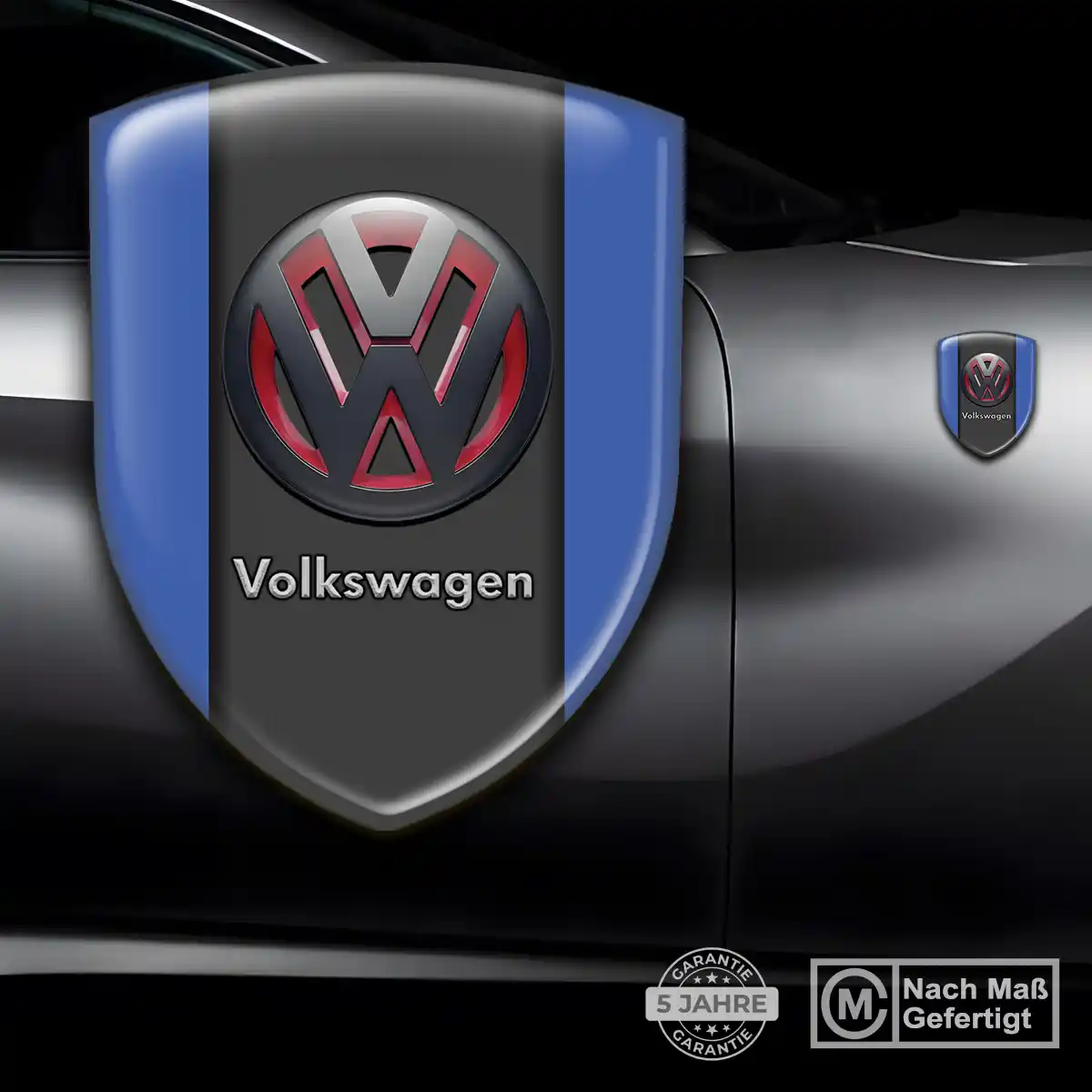 VW Aufkleber Wappen Emblem Stilvolles Design