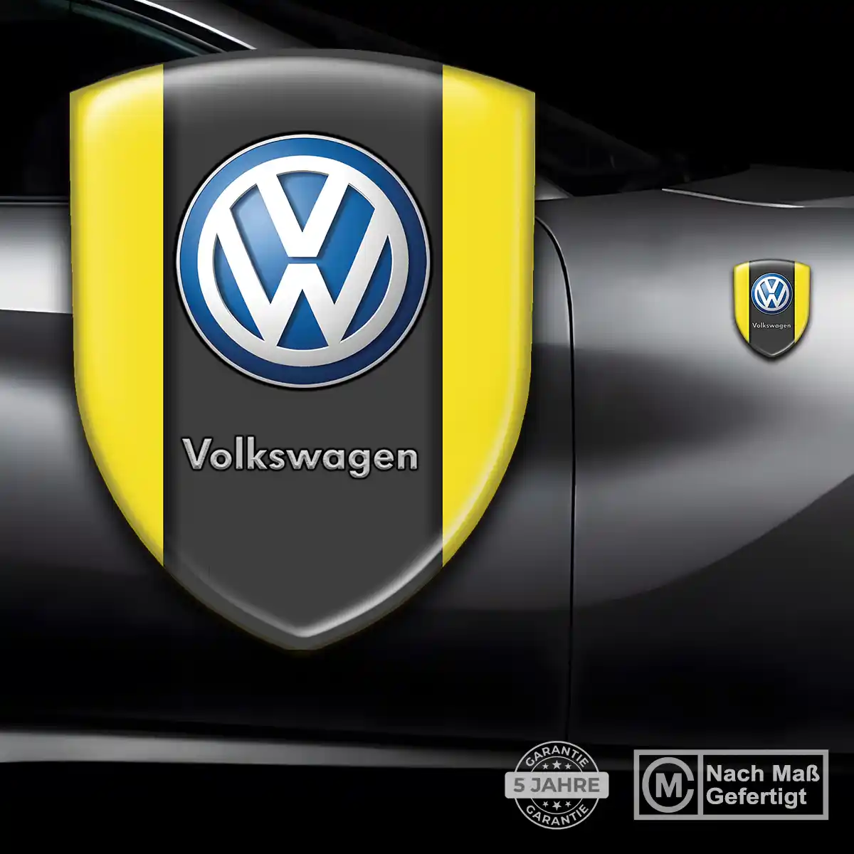 VW Aufkleber Wappen Hohe Qualität