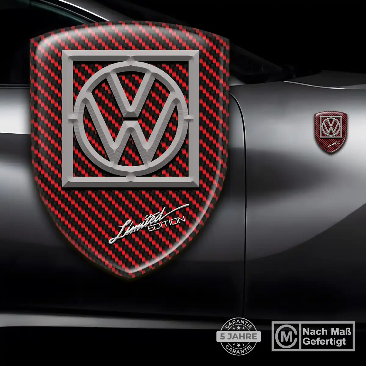 VW Aufkleber Wappen Premium-Edition