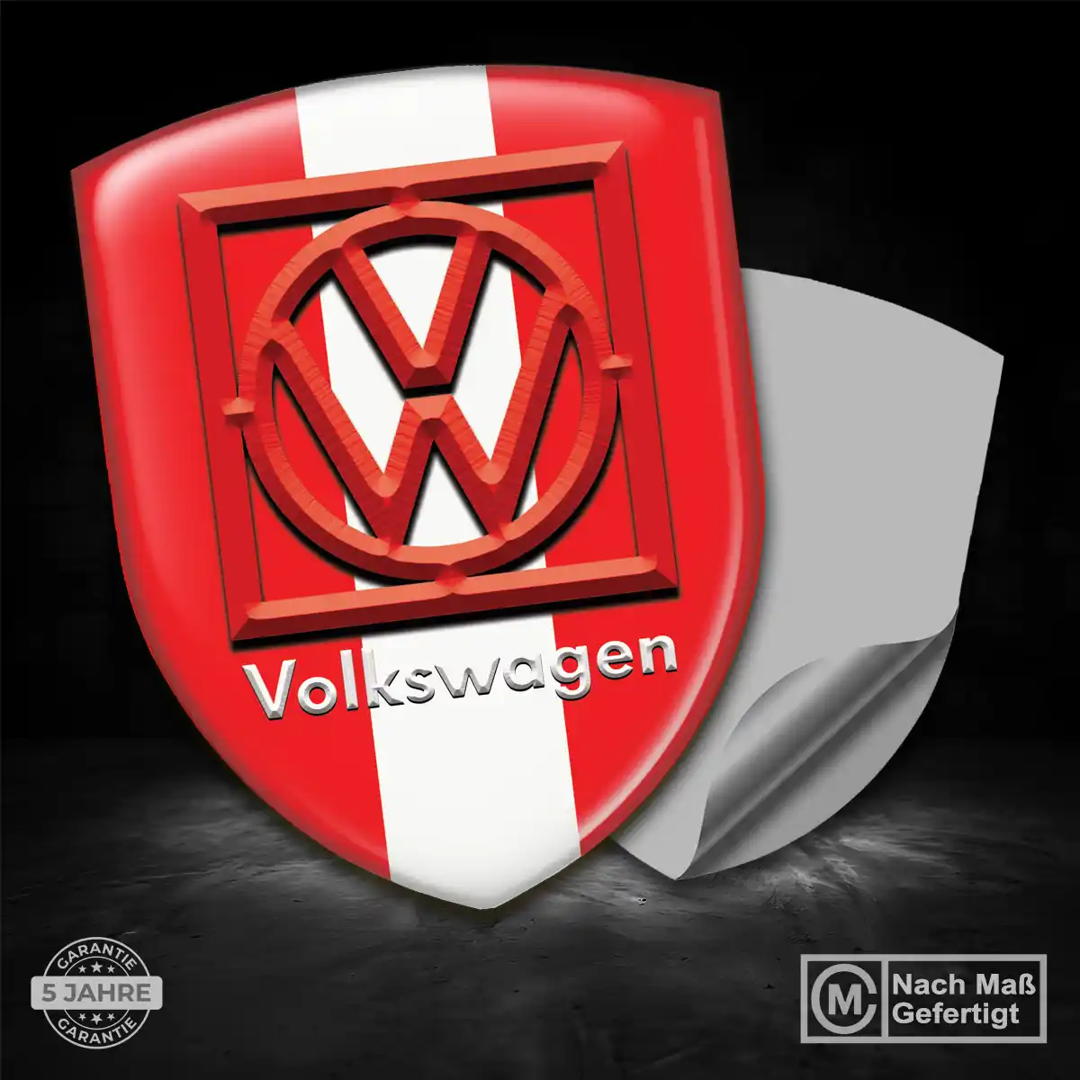 VW Aufkleber Wappen Premiumqualität