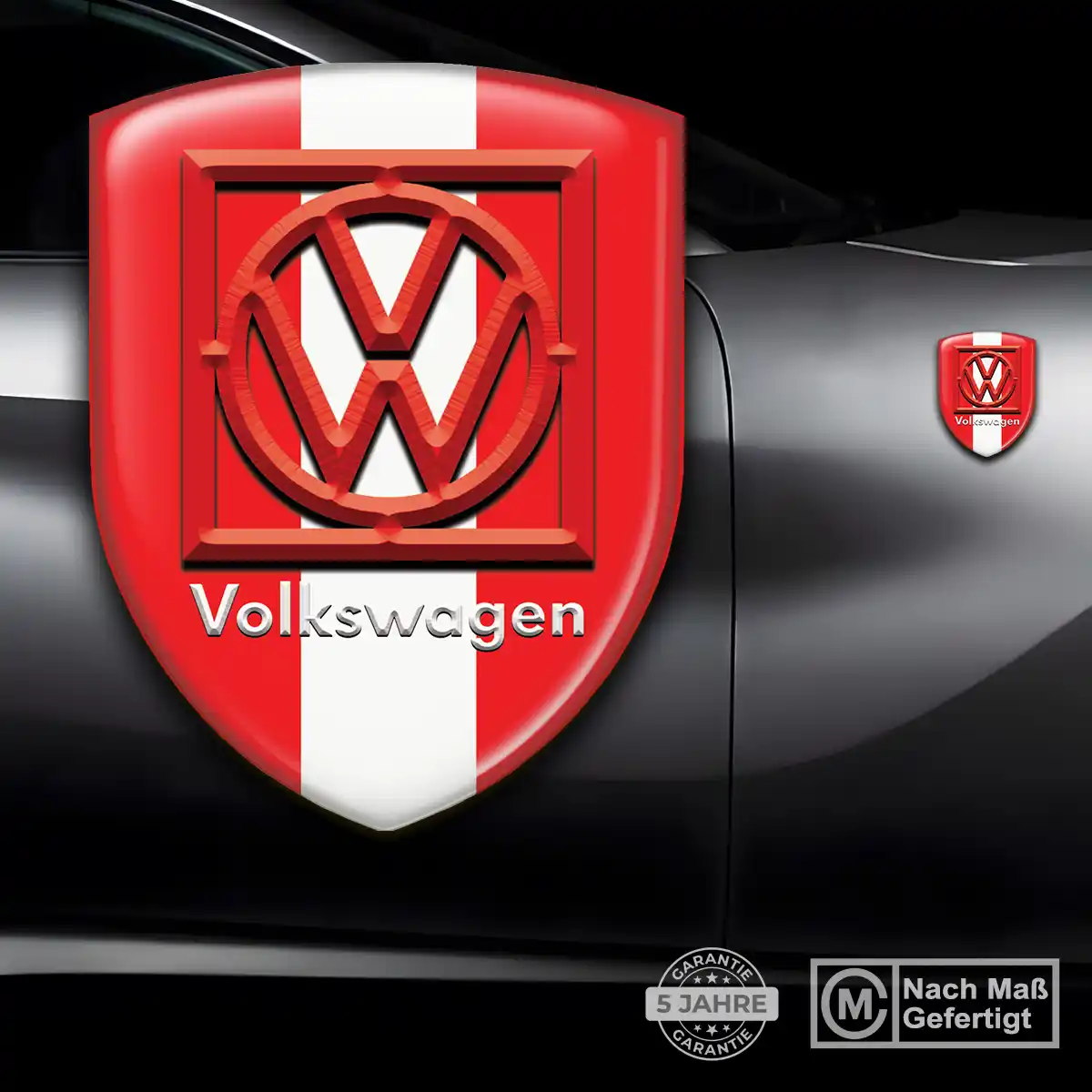 VW Aufkleber Wappen Premiumqualität