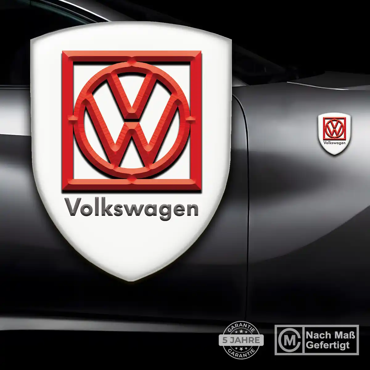 VW Aufkleber Wappen Stilvolles Design