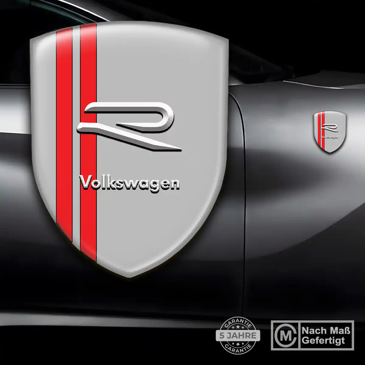 VW Emblem Aufkleber Auto Premium-Edition