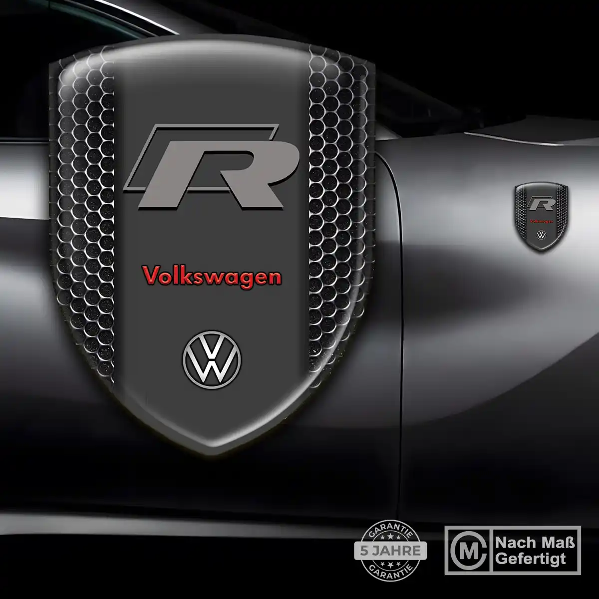 VW Emblem Aufkleber Auto Premiumqualität