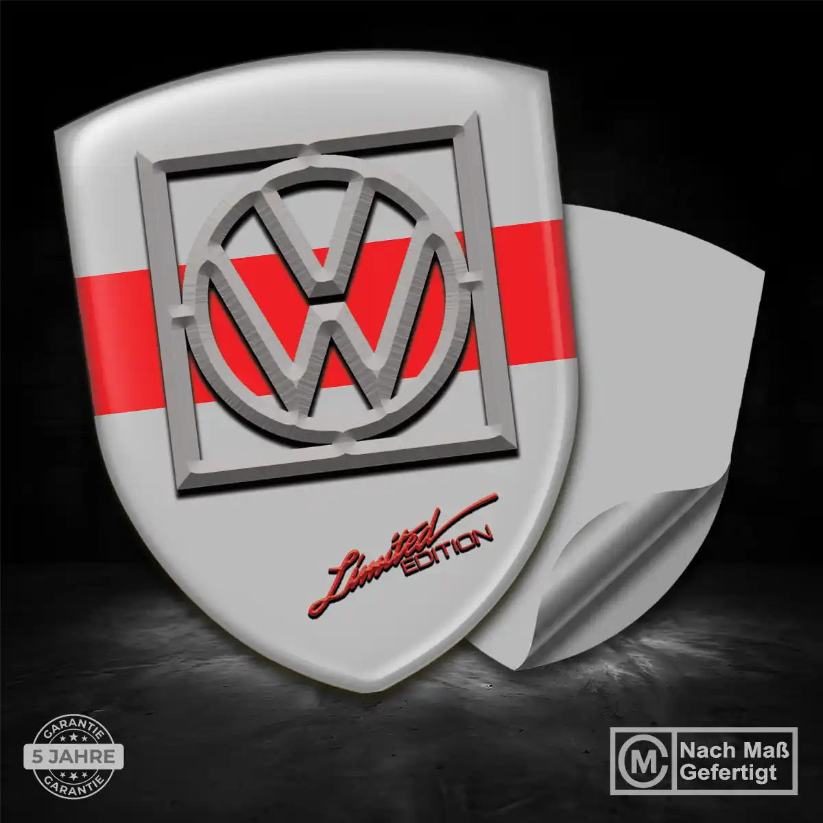VW Emblem Aufkleber Limitierte Auflage