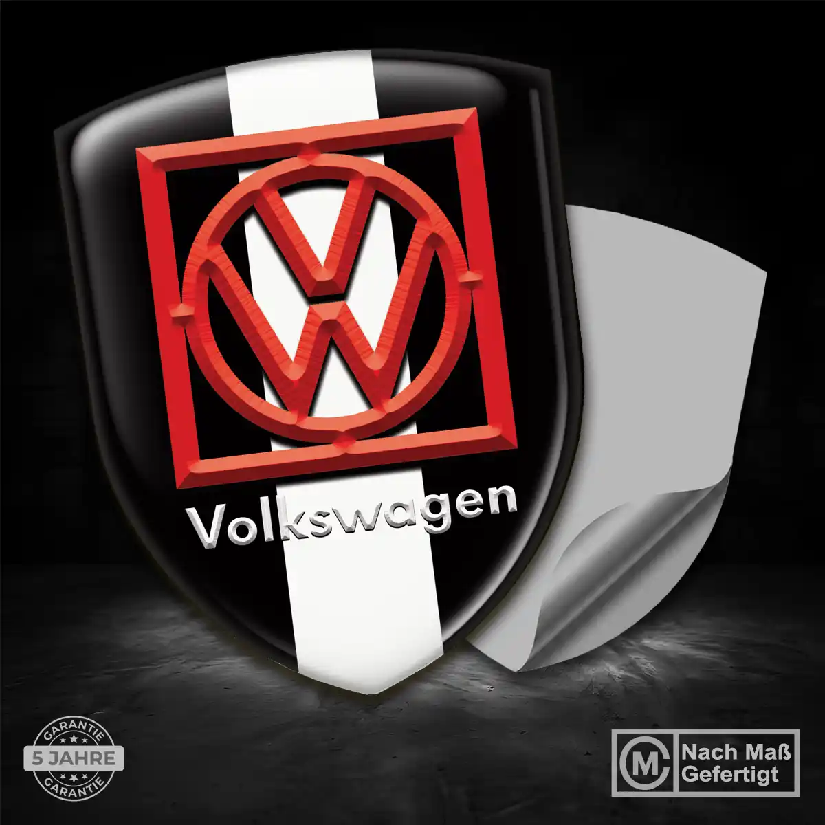 VW Emblem Aufkleber Premium-Edition