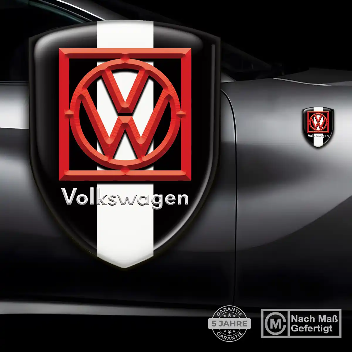 VW Emblem Aufkleber Premium-Edition