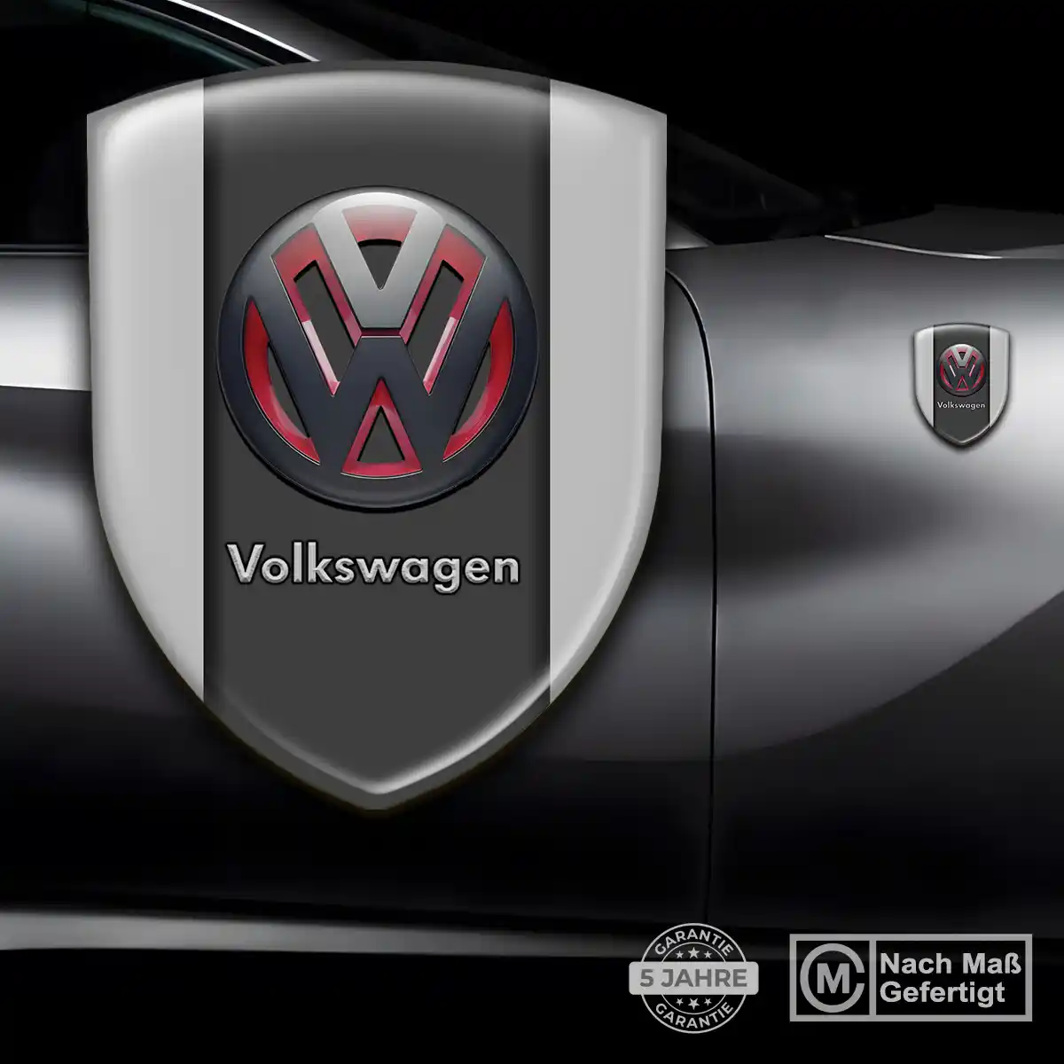 VW Emblem Aufkleber Stilvolles Design