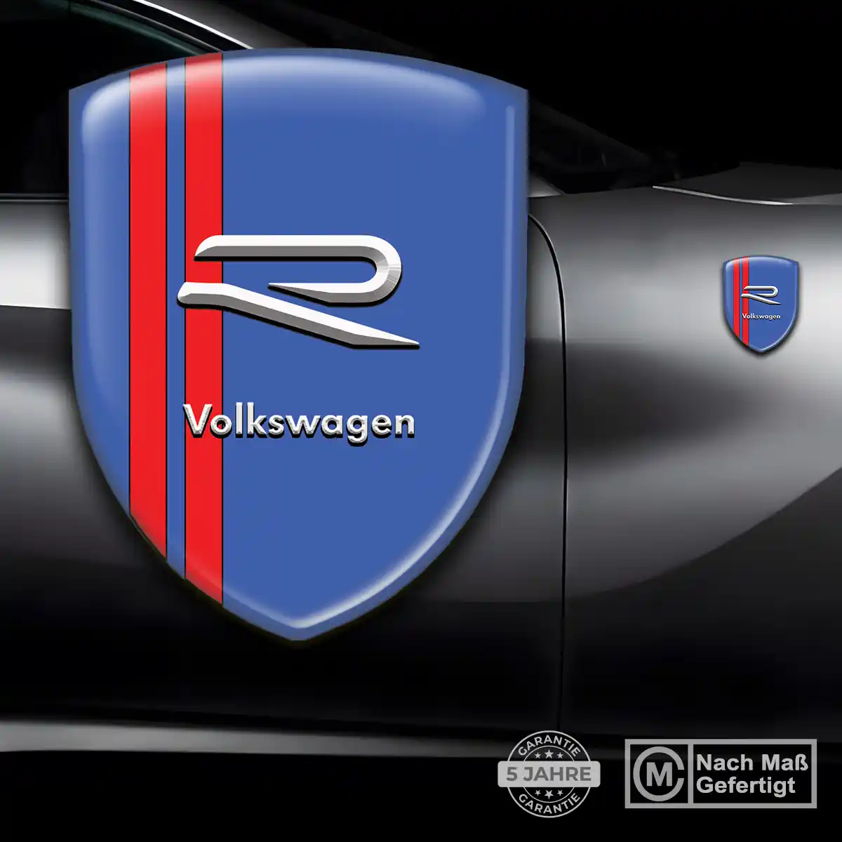 VW Emblem Aufkleber Wappen Auto Stilvolles Design