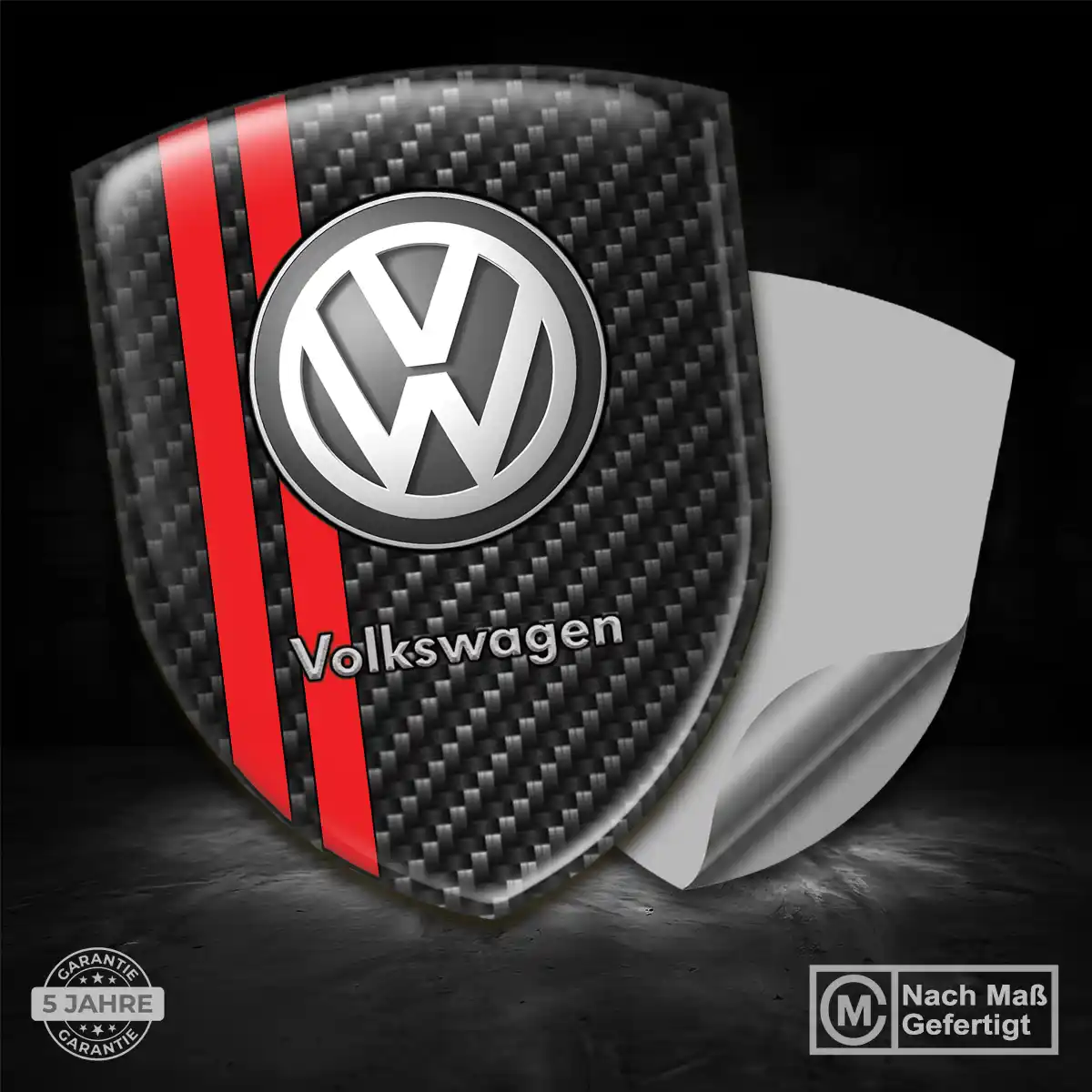 VW Emblem Aufkleber Wappen Hohe Qualität