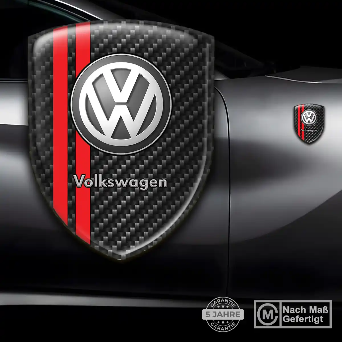 VW Emblem Aufkleber Wappen Hohe Qualität