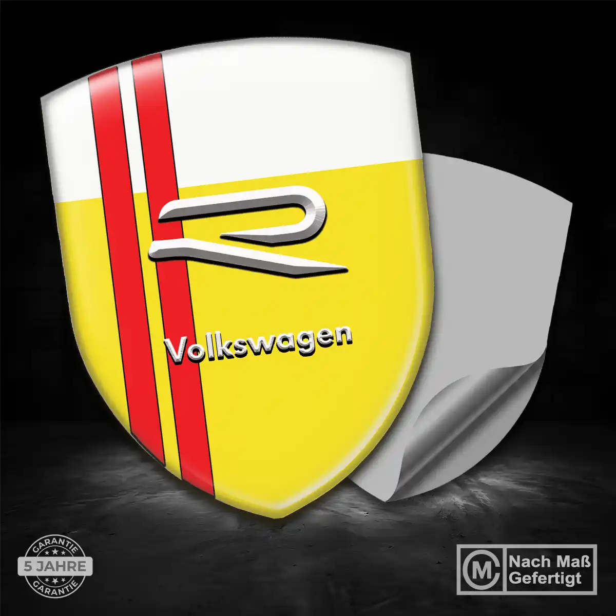VW Emblem Aufkleber Wappen Premiumqualität