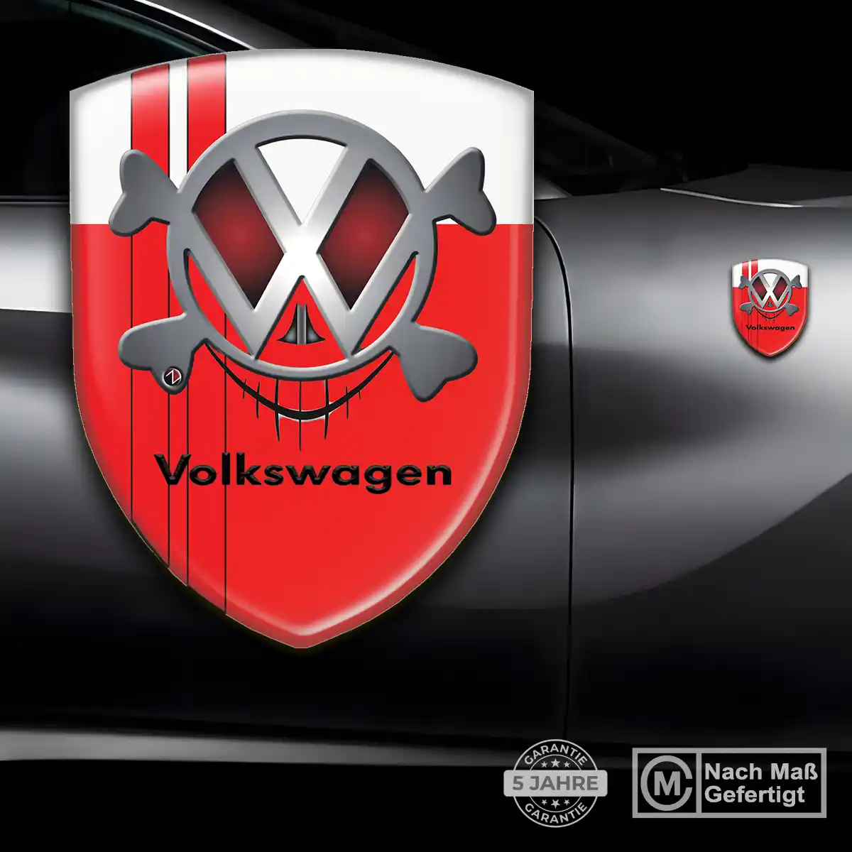 VW Emblem Auto Stilvolles Design