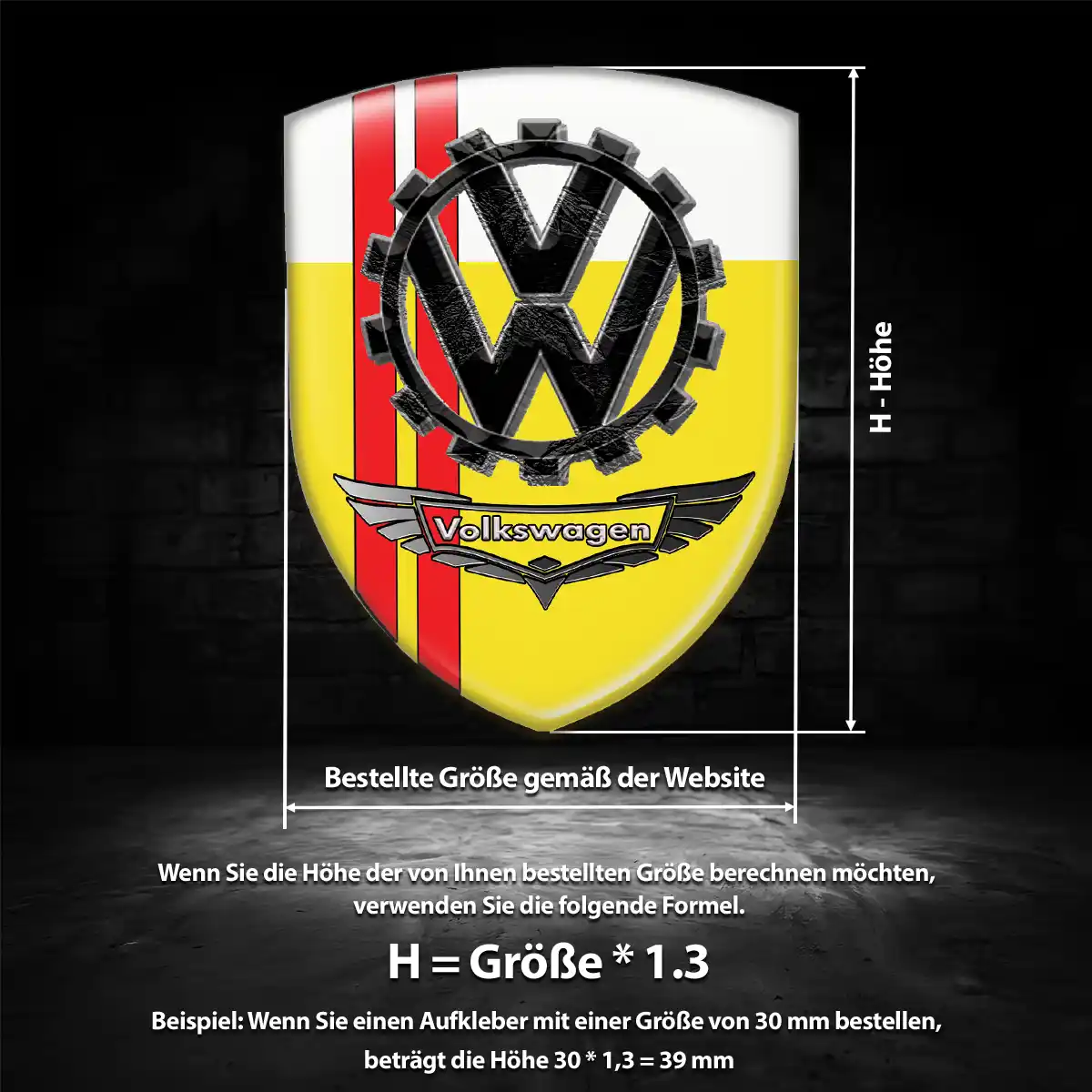 VW Emblem Hohe Qualität