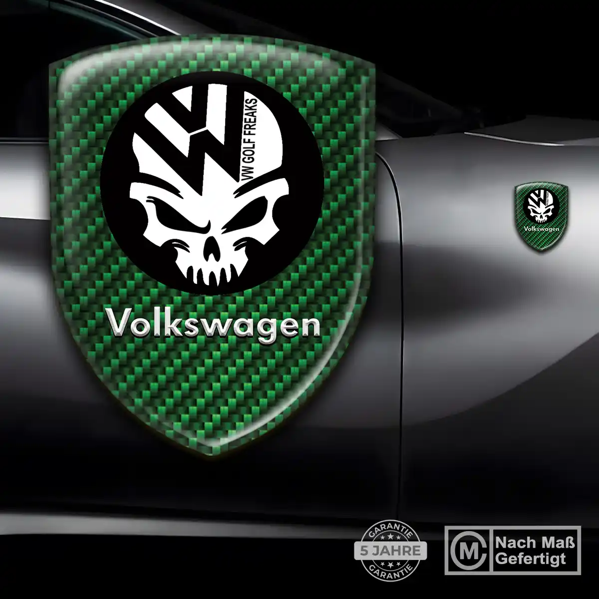 VW Emblem Stilvolles Design
