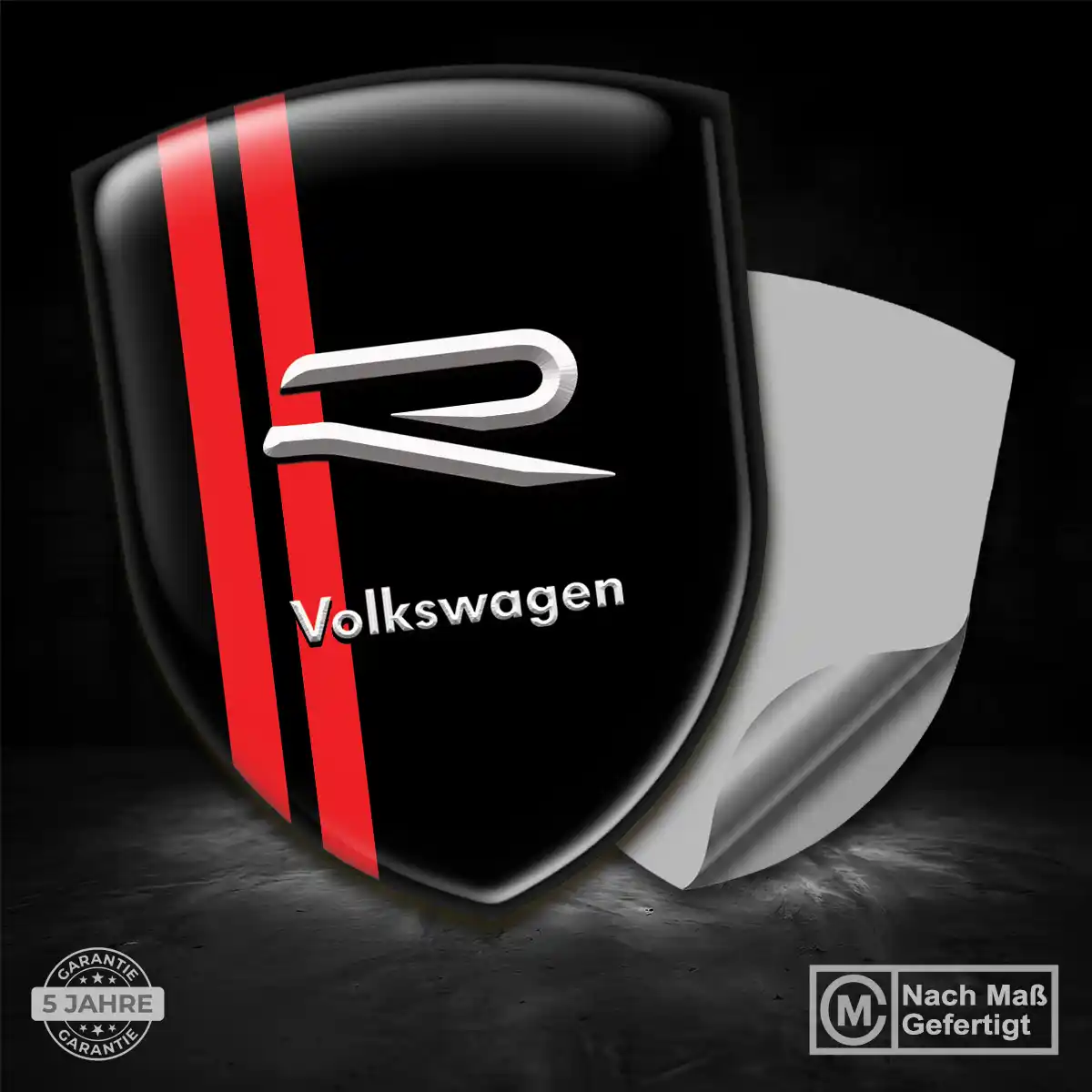 VW Emblem Wappen Aufkleber Hohe Qualität