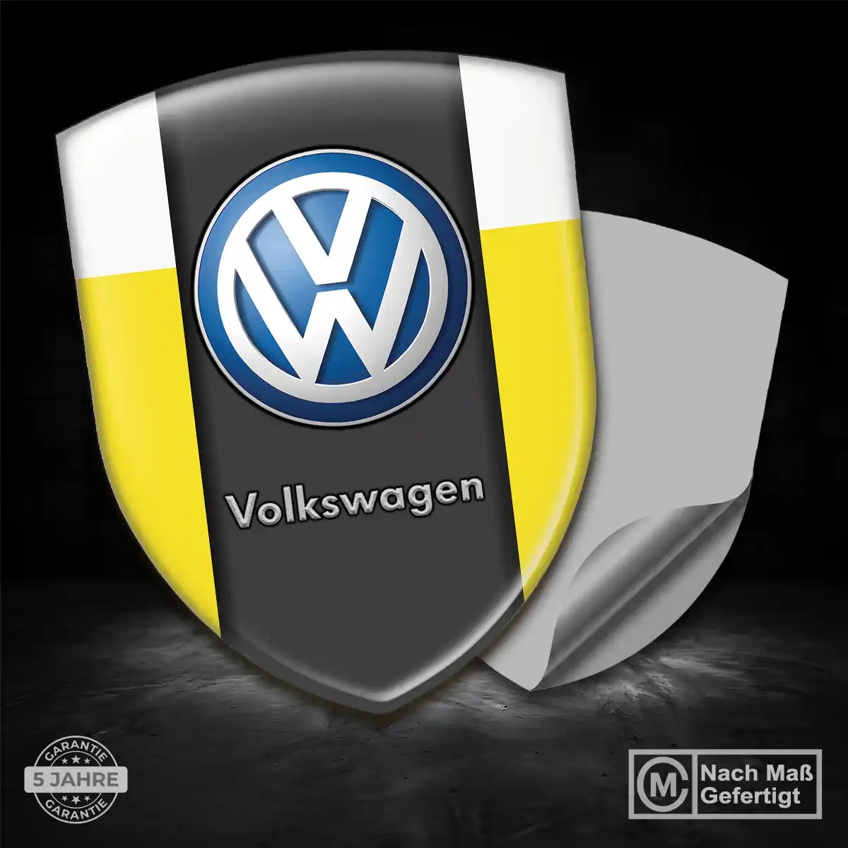 VW Emblem Wappen Aufkleber Premiumqualität