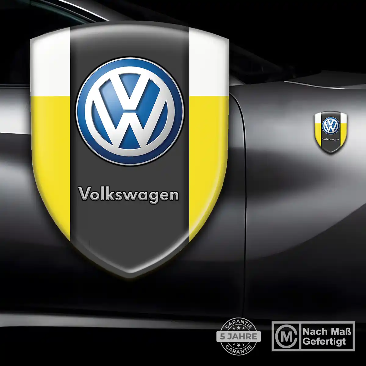 VW Emblem Wappen Aufkleber Premiumqualität