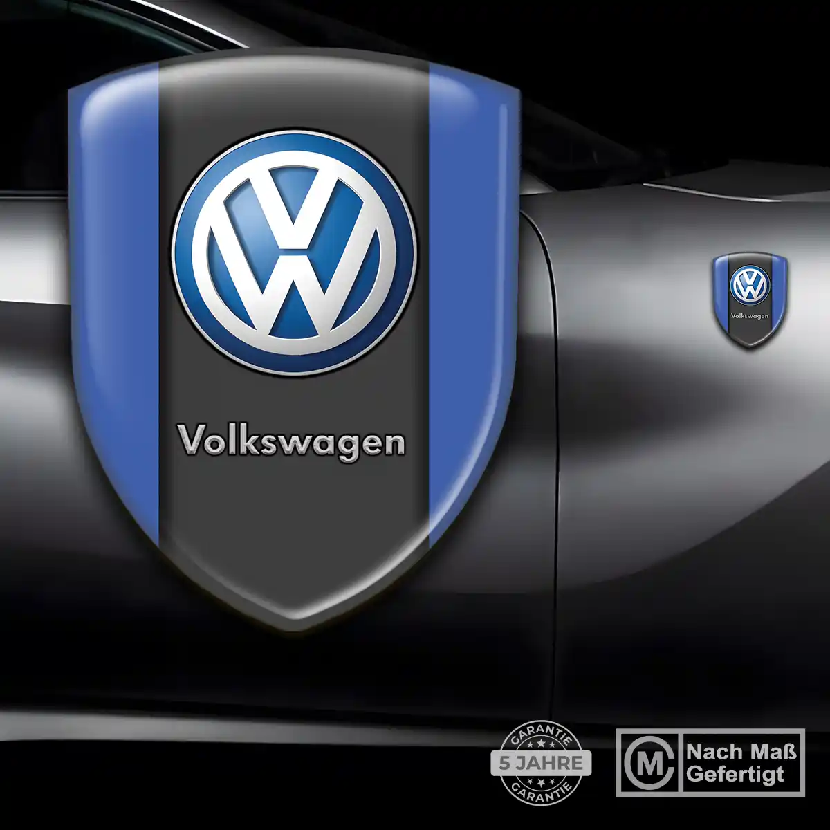 VW Emblem Wappen Aufkleber Stilvolles Design