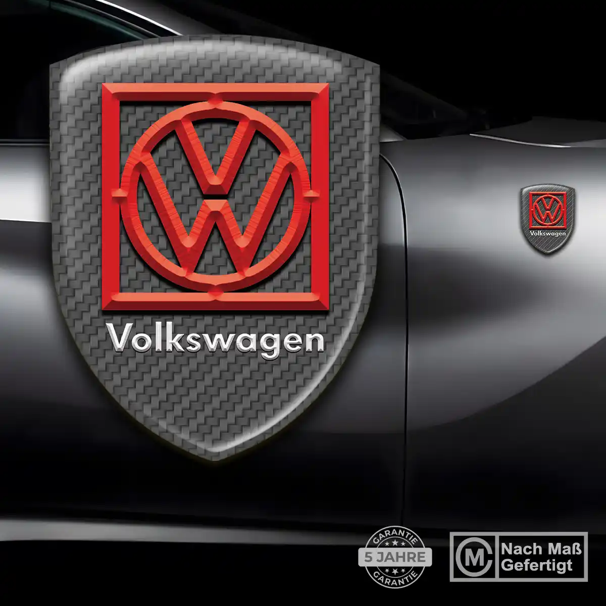 VW Emblem Wappen Auto Premium-Edition