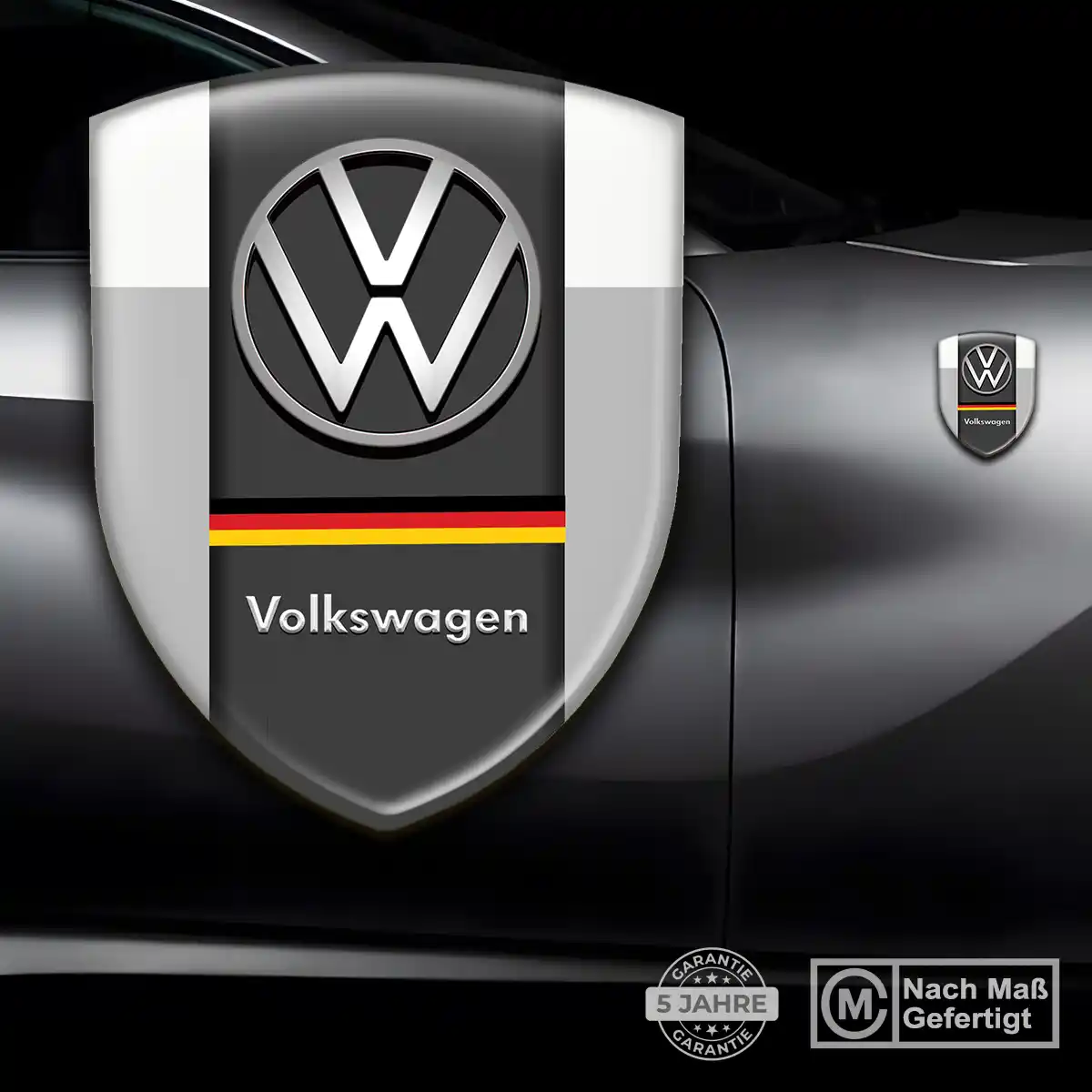 VW Emblem Wappen Auto Stilvolles Design