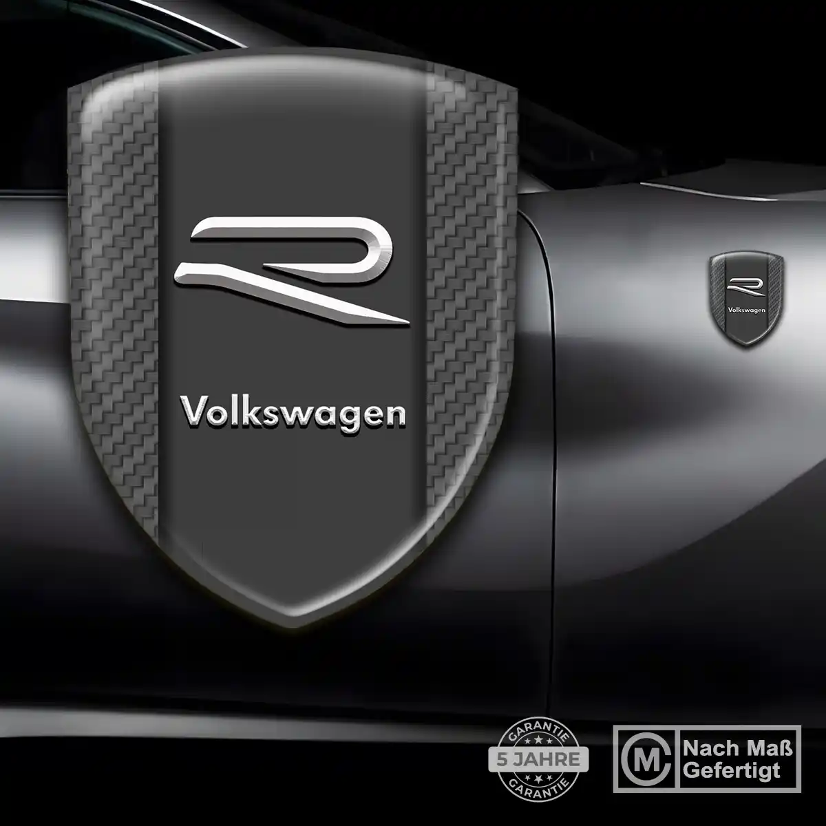 VW Emblem Wappen Stilvolles Design