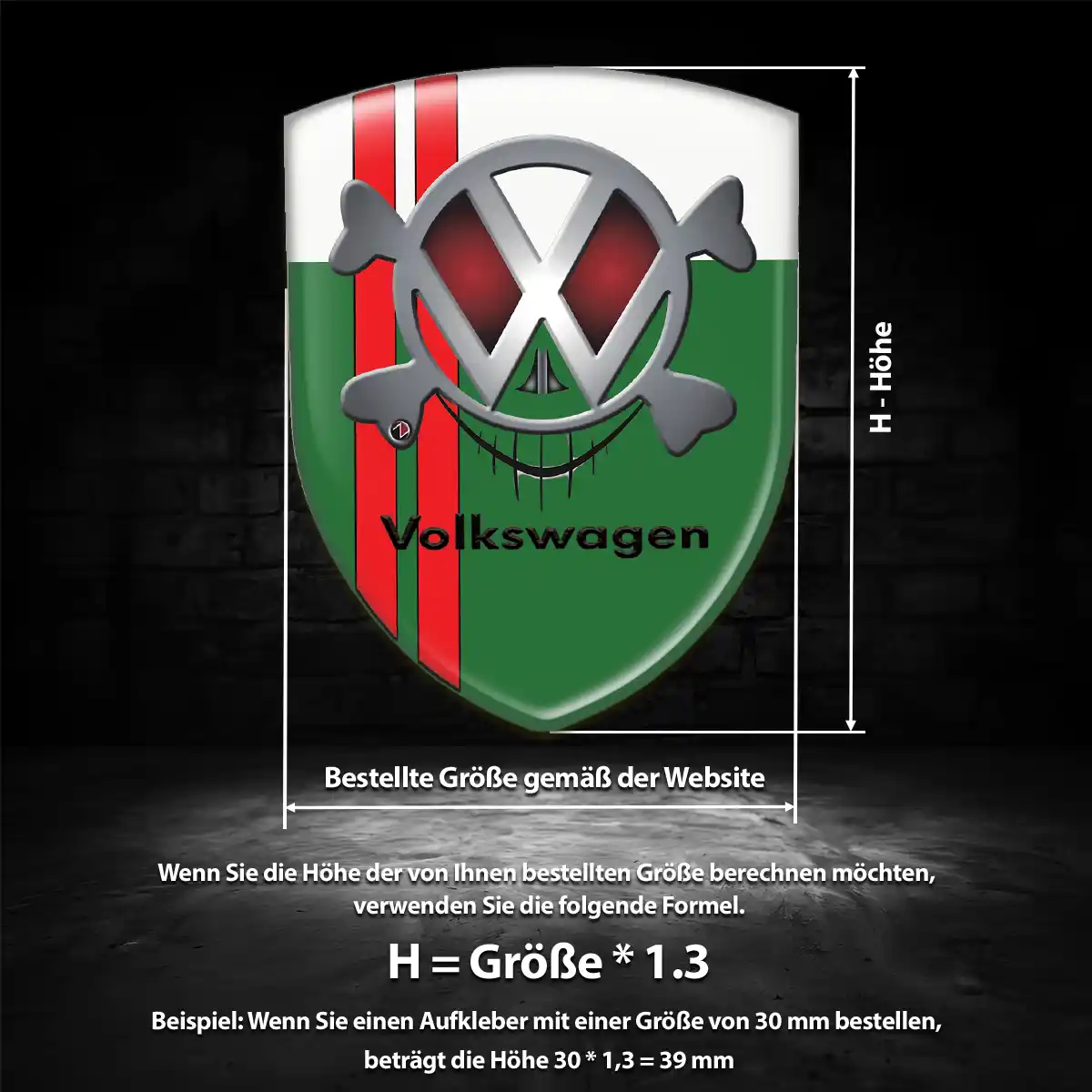 VW Embleme Auto Hohe Qualität