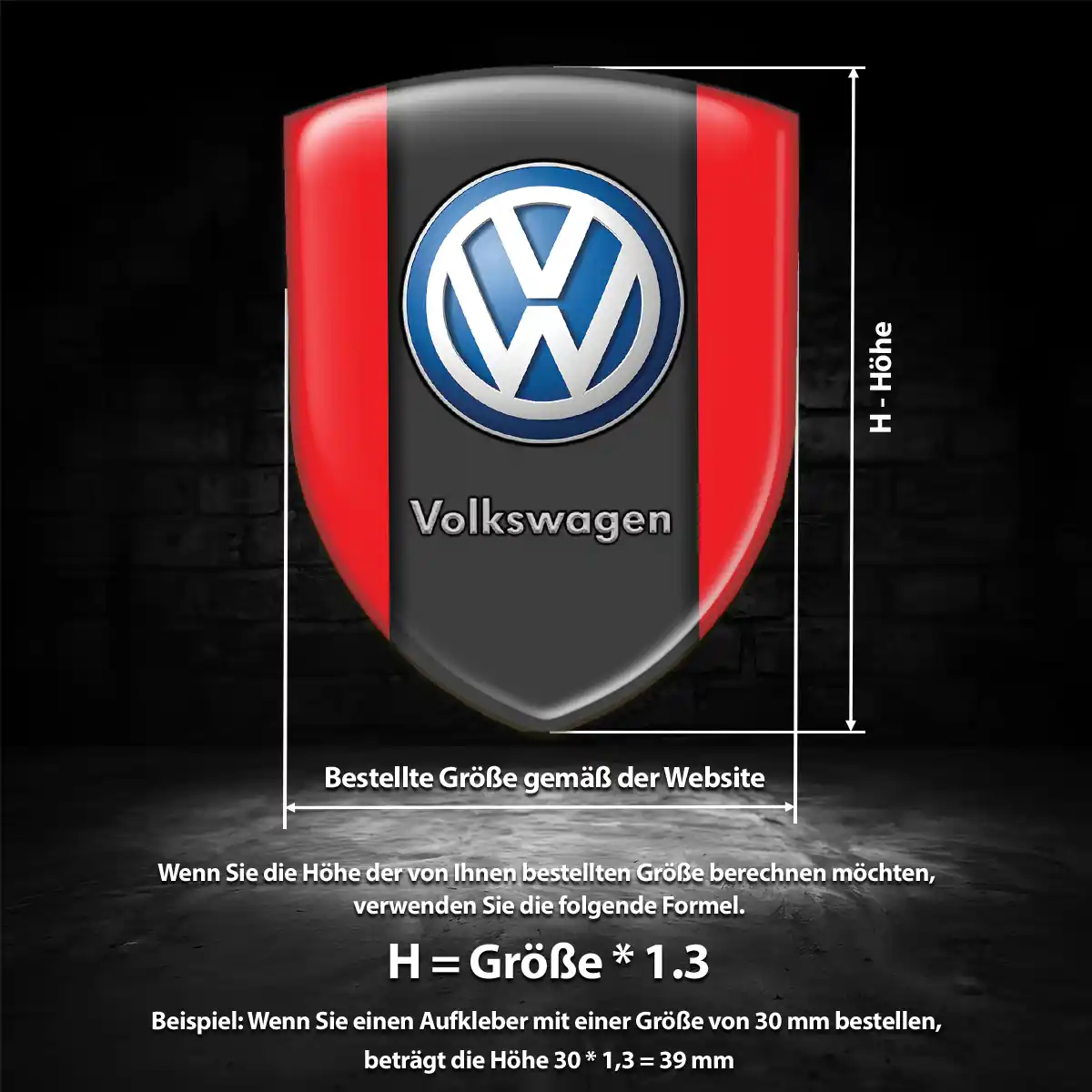 VW Embleme Auto Stilvolles Design