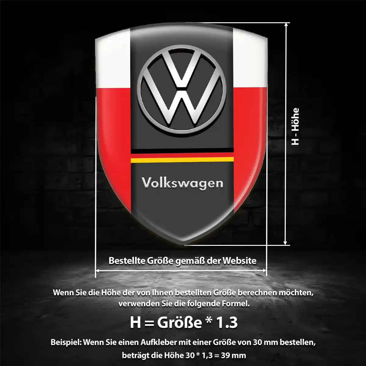 VW Embleme Limitierte Auflage