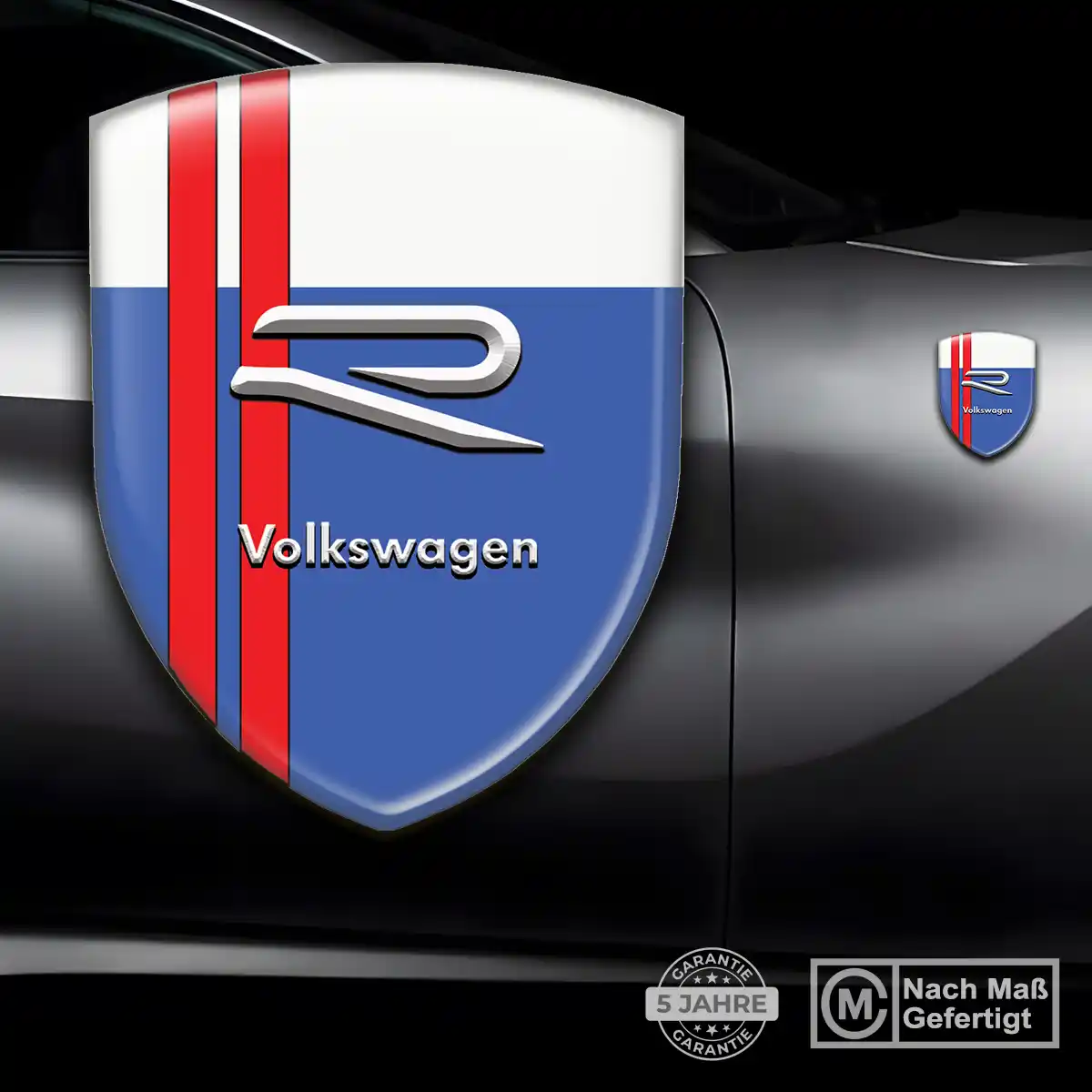 VW Embleme Silikon Aufkleber Auto Premiumqualität