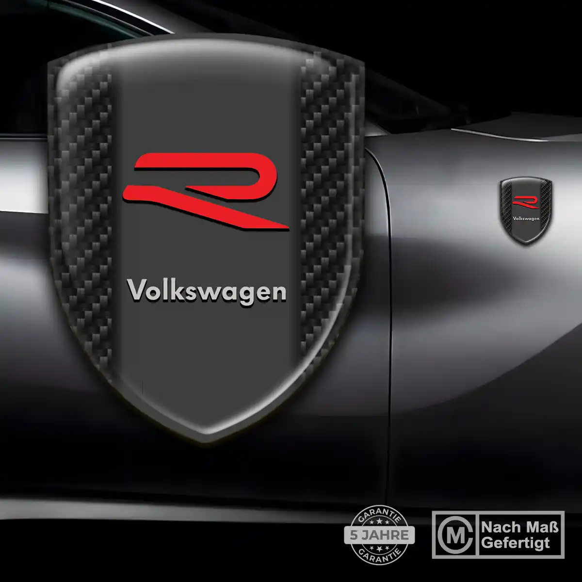 VW Embleme Silikon Aufkleber Limitierte Auflage
