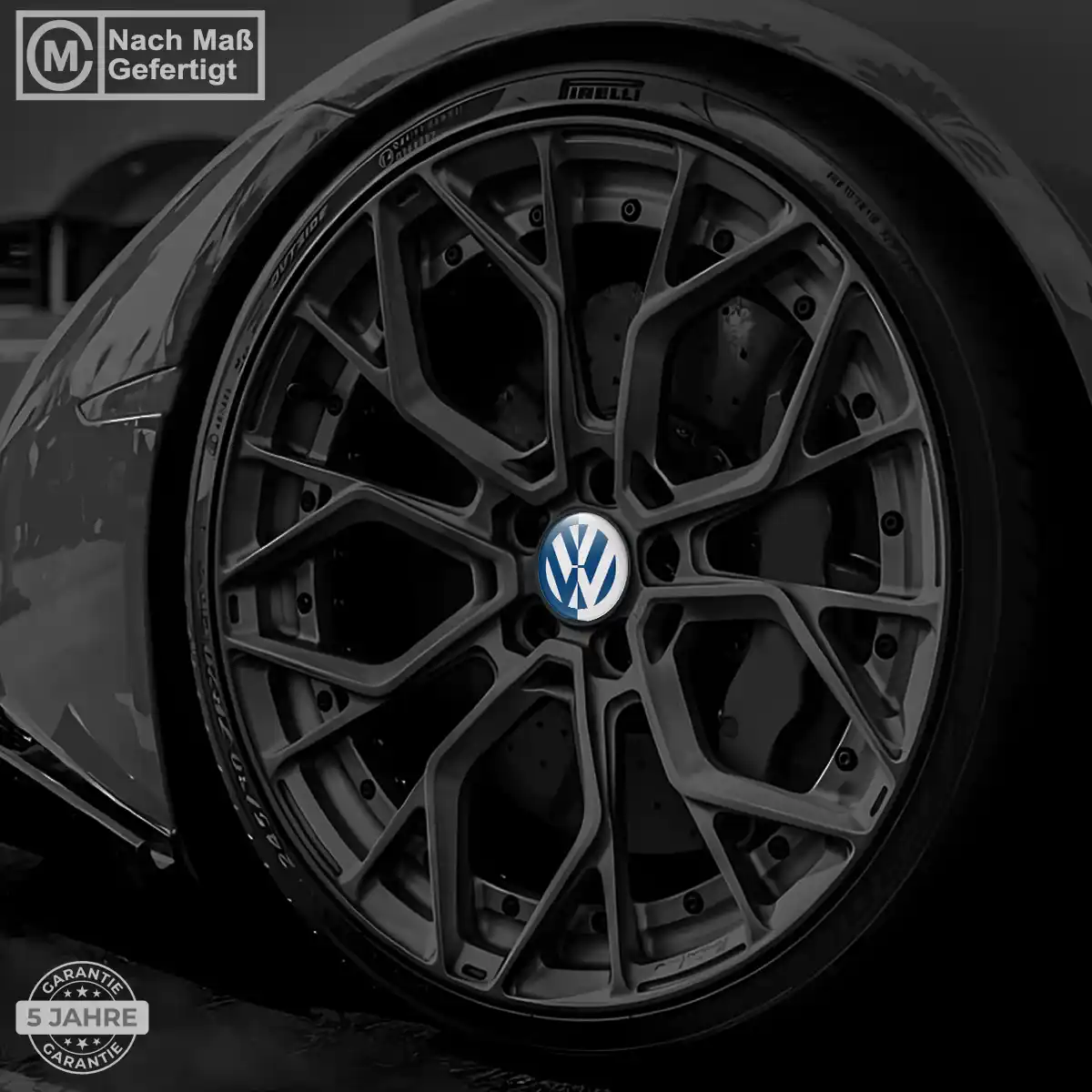 VW Nabenkappen Aufkleber Premiumqualität